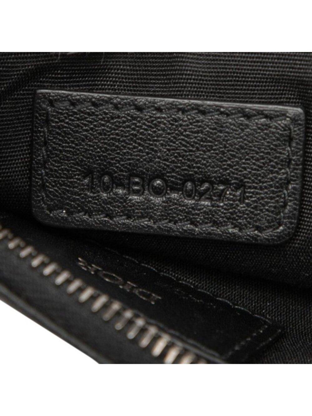 Dior Oblique Zip Card Holder Coin Case Fragment Beige Navy Jacquard - Picture 6 of 6